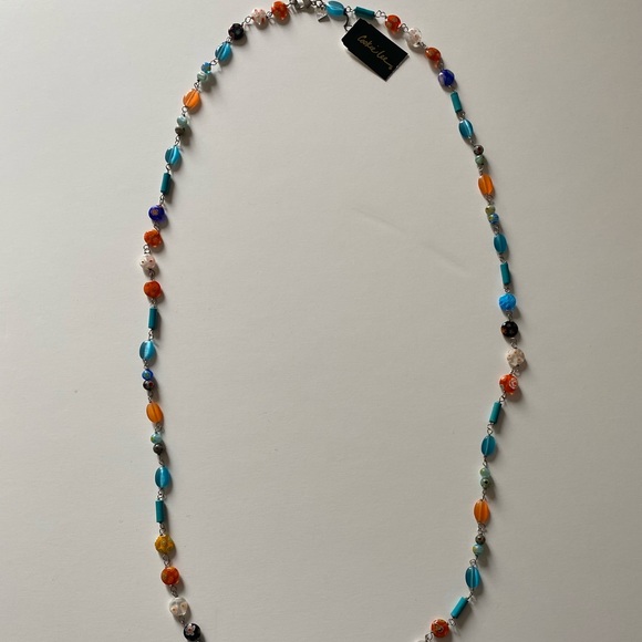 Cookie Lee Necklace Hand Blown Art Glass - Picture 4 of 9